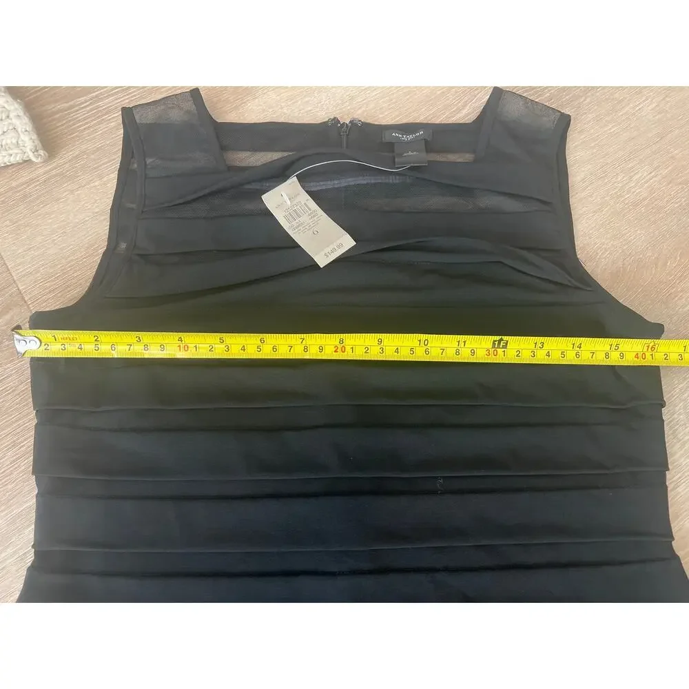 Ann Taylor Women Size 6 Black Dress Sleeveless Lined Sophisticated NEW - Picture 5 of 7